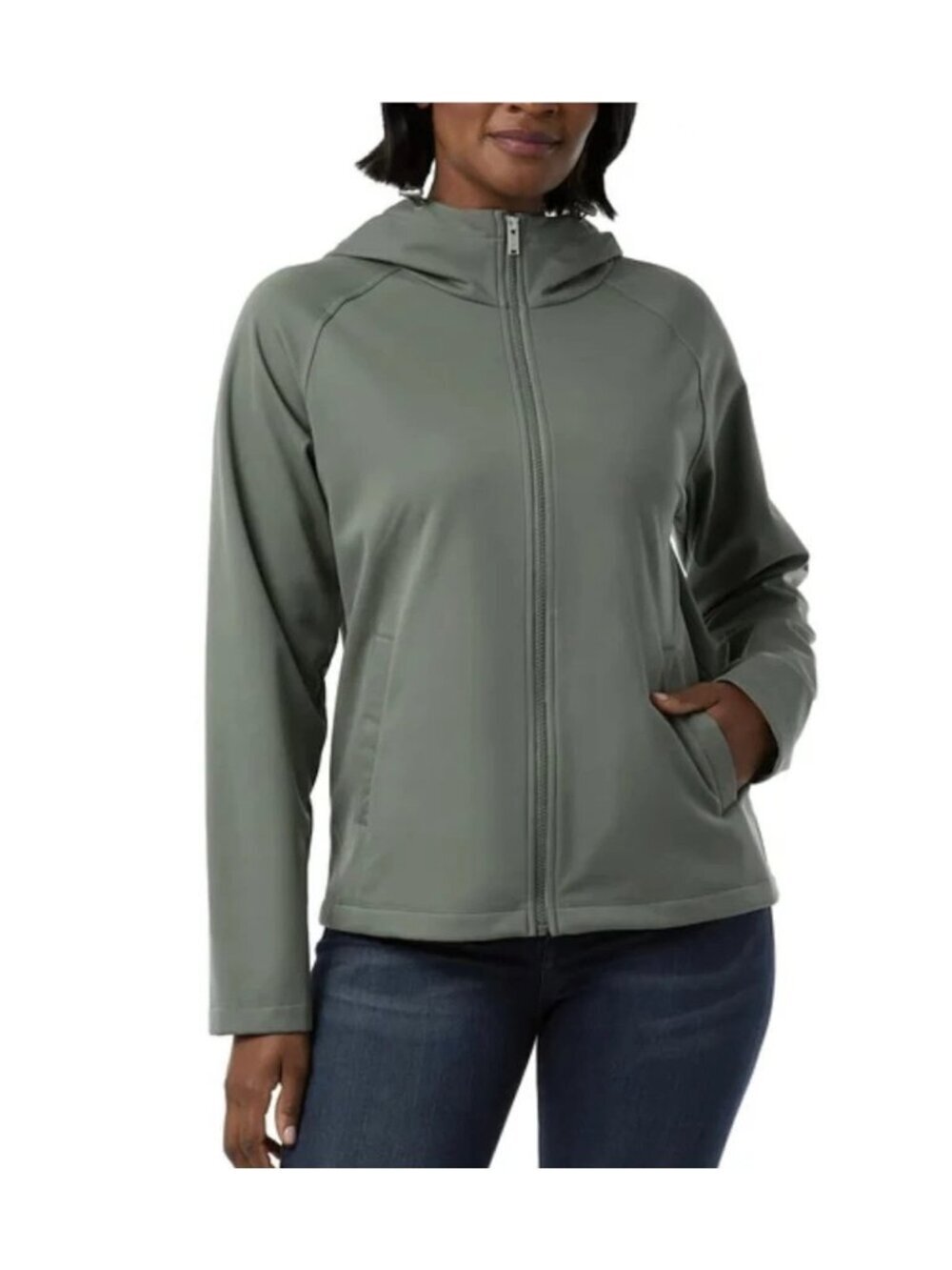 NWT 32 Degrees Heat Women's L Full Zip Jacket Soft shell Windbreaker  C1091
